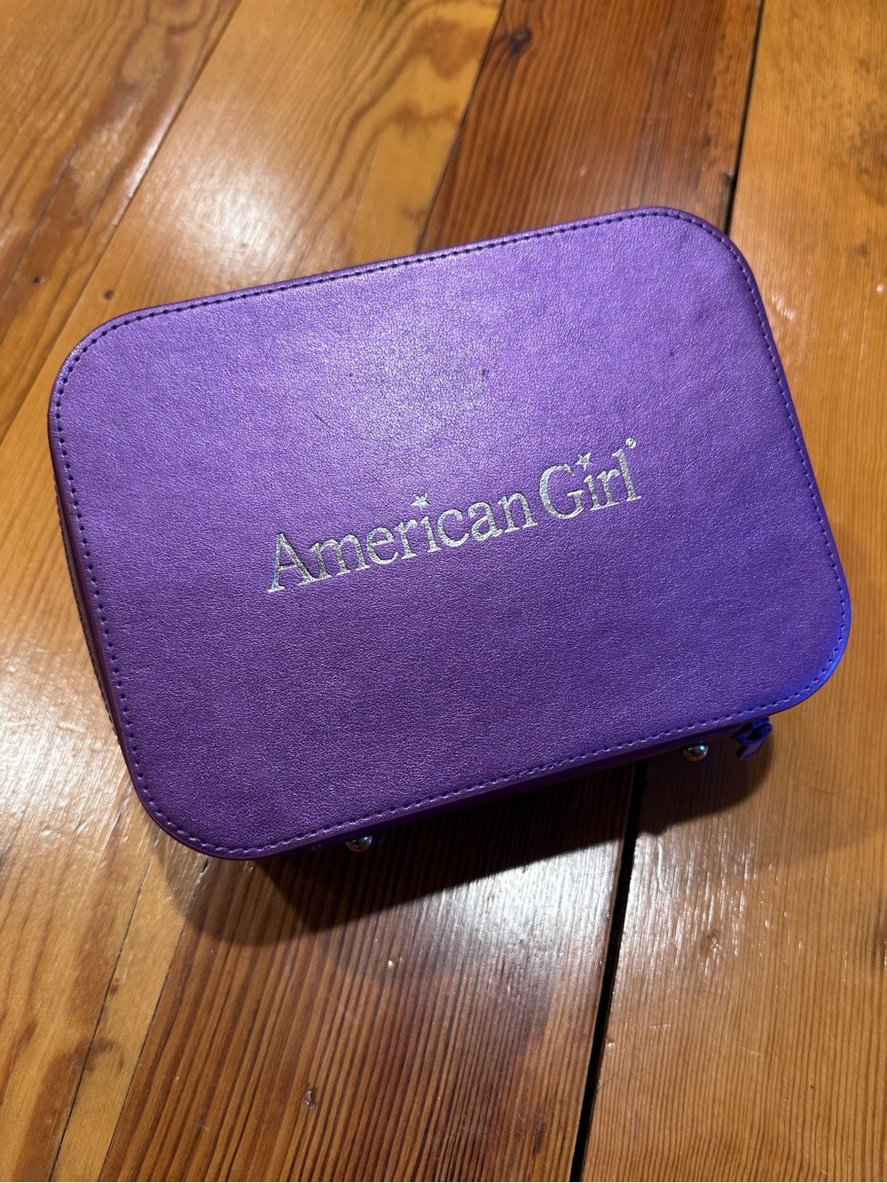 American Girl Purple Suitcase
